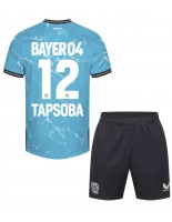 Bayer Leverkusen Edmond Tapsoba #12 Kolmaspaita Lasten 2023-24 Lyhythihainen (+ shortsit)